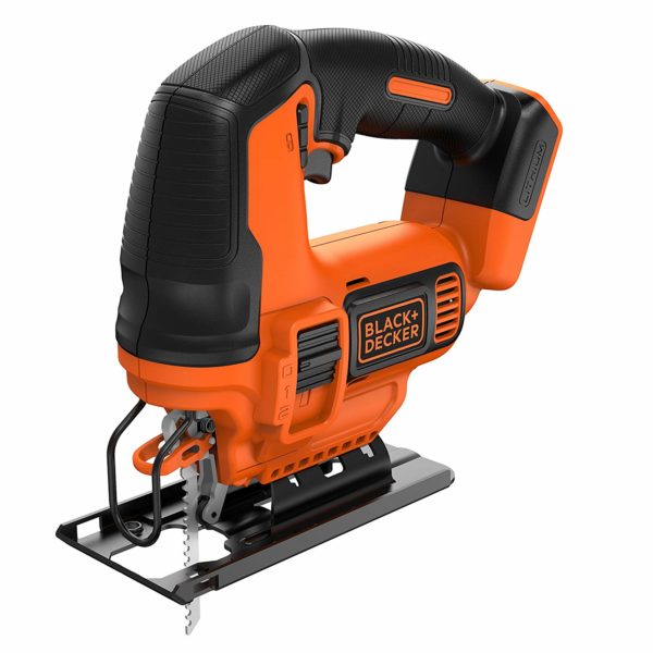 Black + Decker 18 V decoupeerzaag. - 19 mm slaglengte - 55 mm zaagdiepte - 3-3-traps pendelhub - zonder oplader - BDCJS18 N