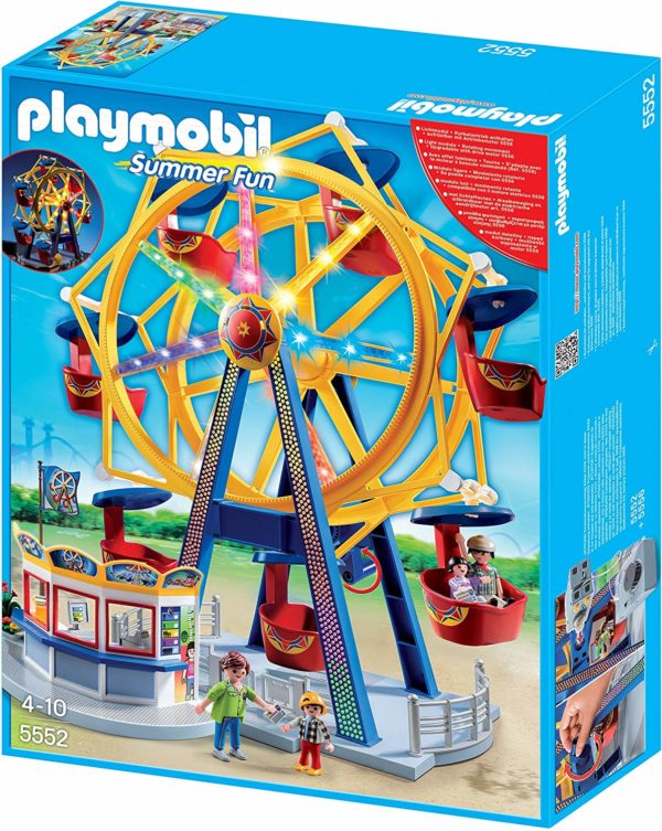 PLAYMOBIL Kermis Groot draairad met kleurrijke verlichting - 5552