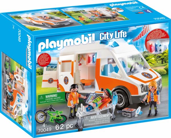 PLAYMOBIL Ambulance en ambulanciers – 70049