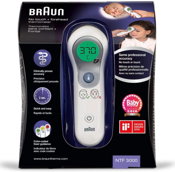 Braun No-Touch NTF3000 Voorhoofdthermometer