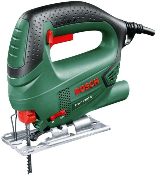 Bosch Home and Garden Pst 700 E Decoupeerzaag, 1 zaagblad T 144 D, voor hout, koffer, groen 