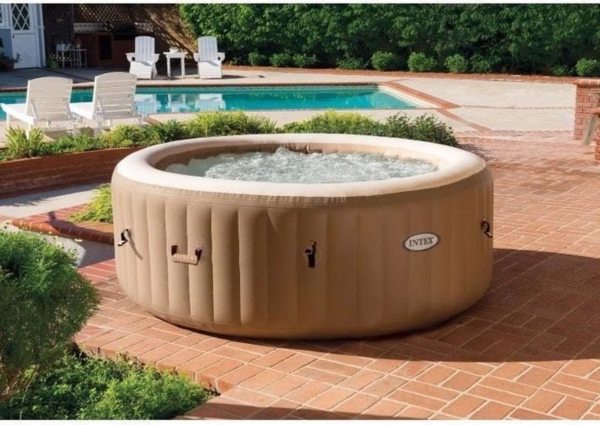 Intex Pure Spa Bubble Therapy opblaasbare jacuzzi 4 persoons